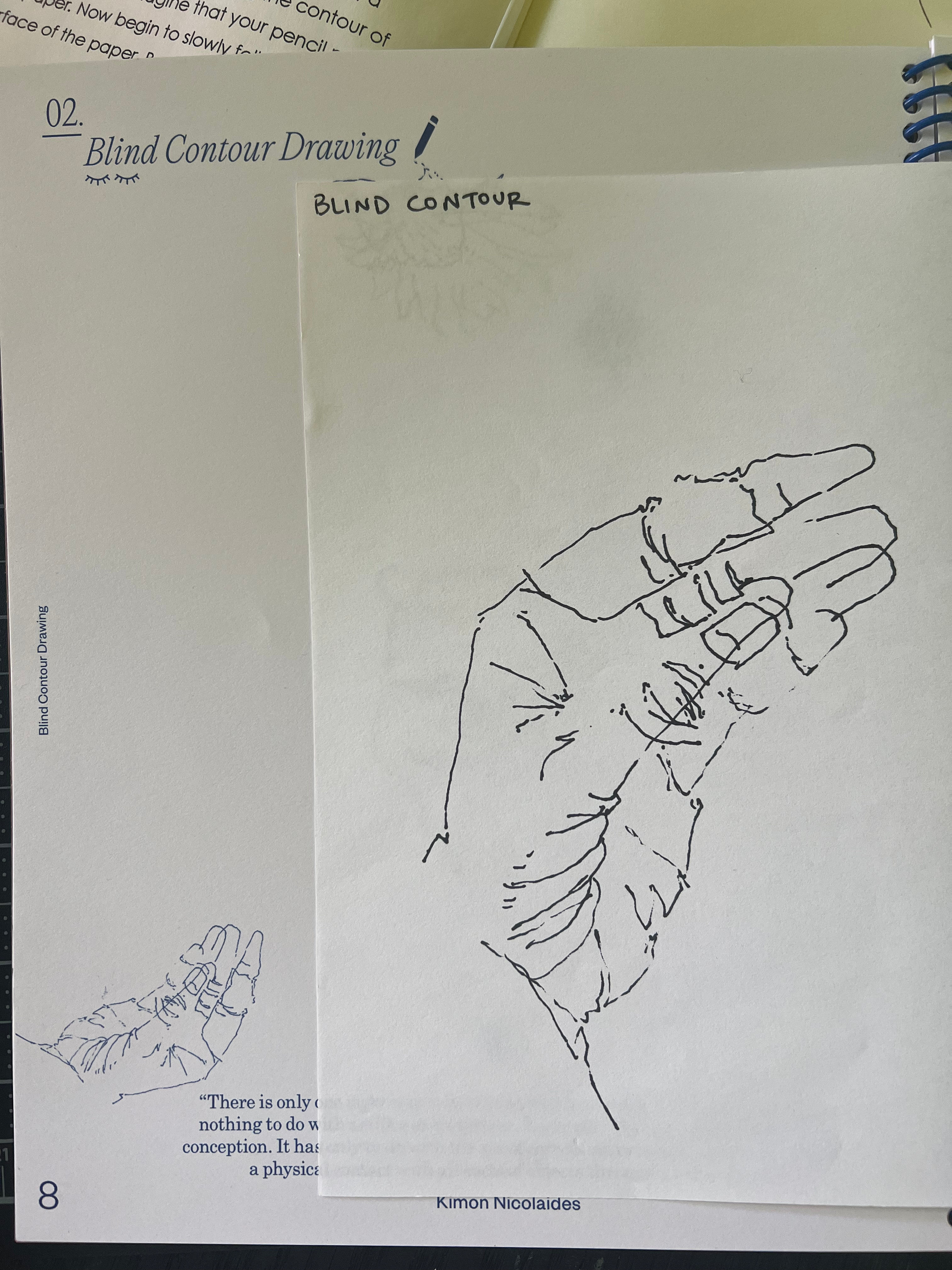 Blind Contour Drawing 101: How it came to be, and how to do it!