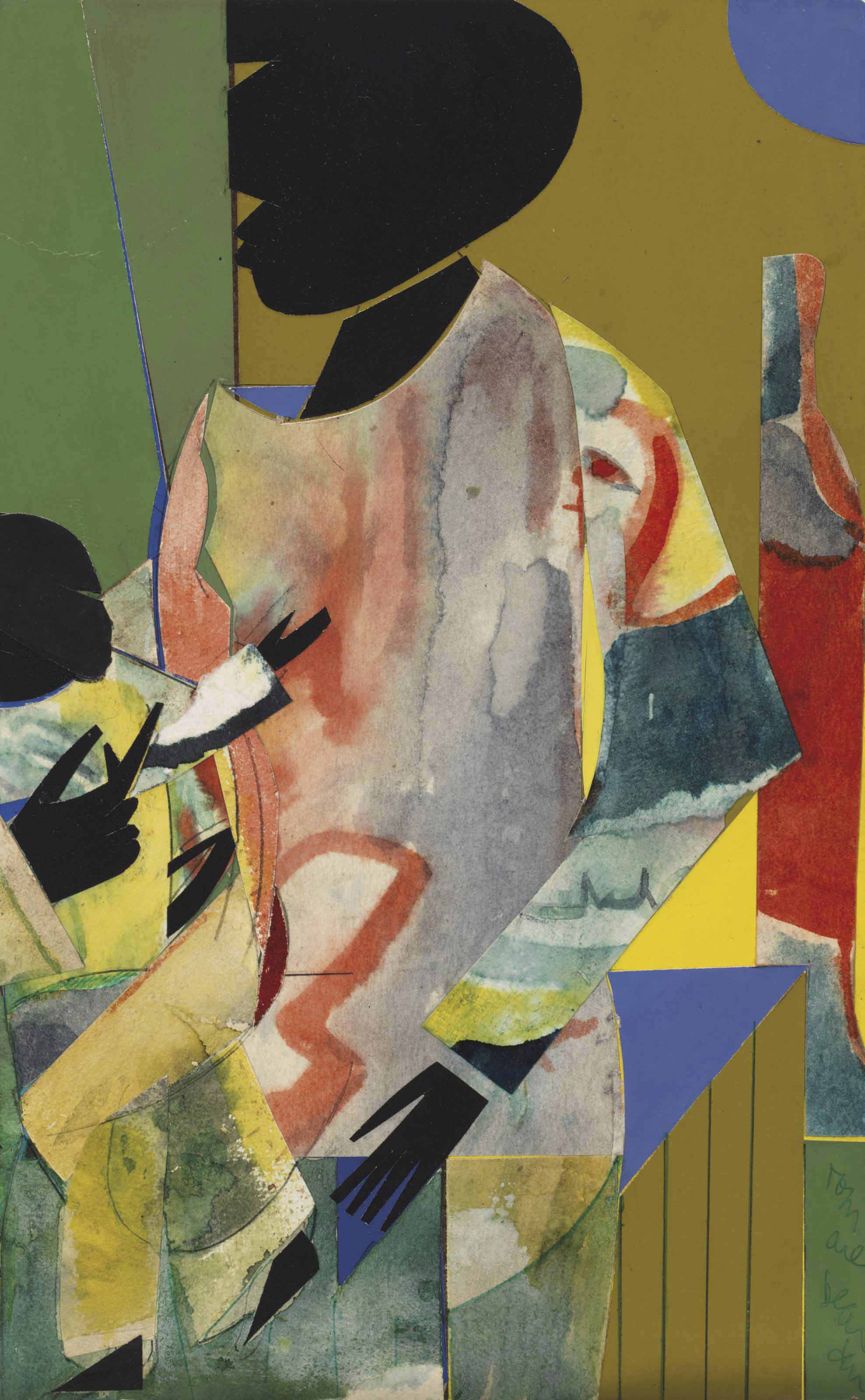 Mama's Knee Painting by Romare Bearden