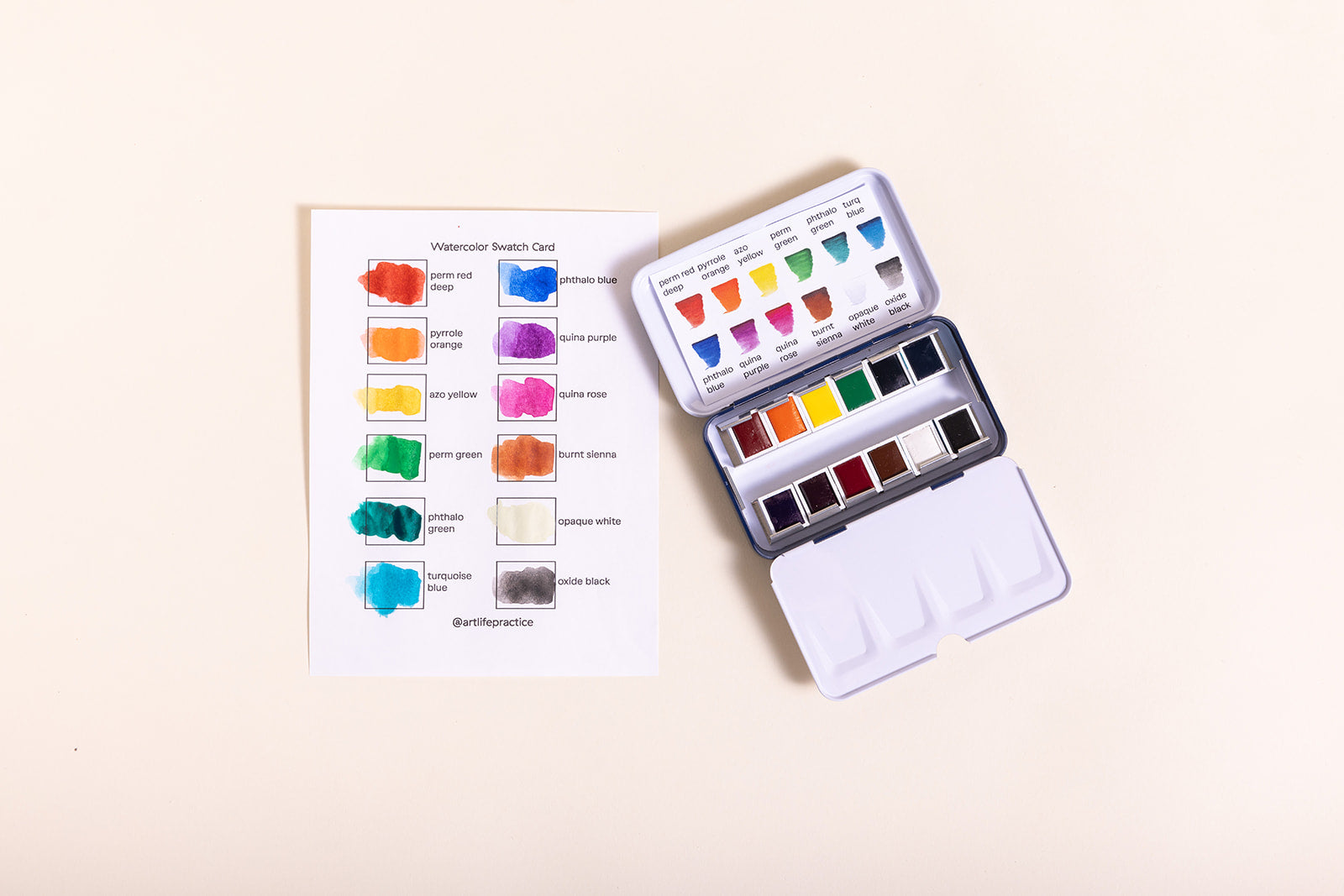 Watercolor Paint Party at Home, Online class & kit